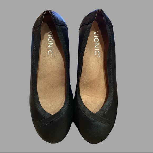 Vionic Shoes - Vionic Women's Caroll Flat Shoes, Black, 6 M US Comfort Every Day Travel Casual